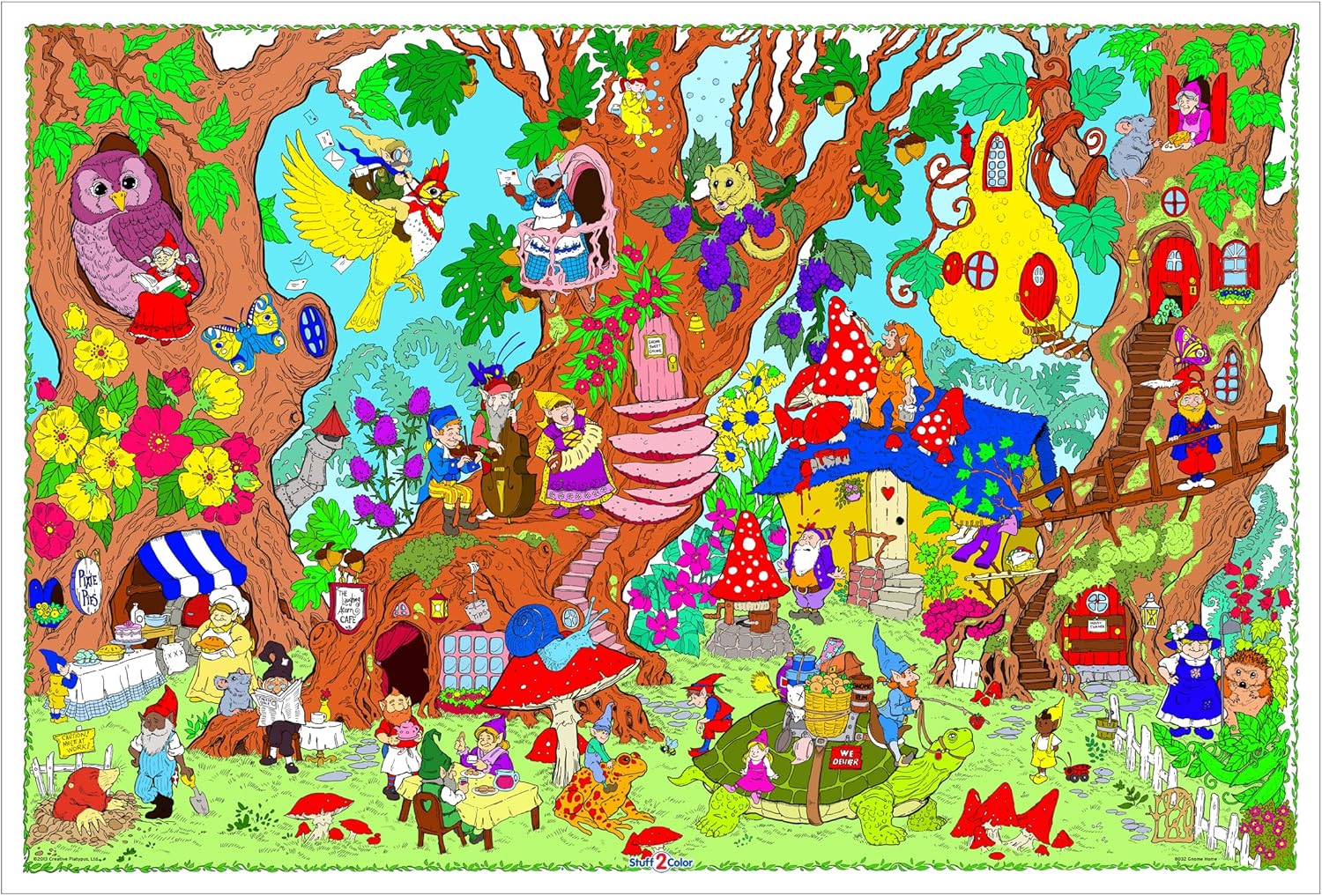 Stuff2Color Gnome Home