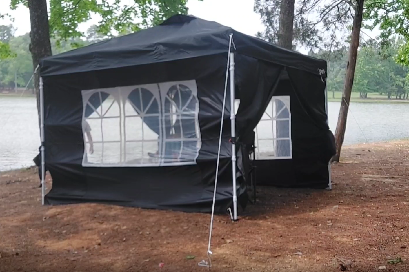 Amazon.com : GVDV 10x10 Pop Up Canopy Tent with 4 Sidewalls, Beach
