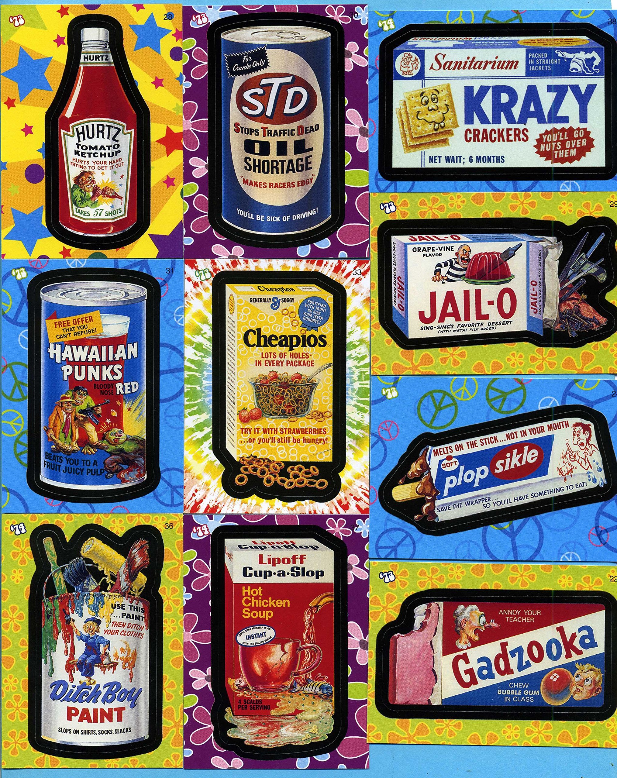 Amazon.com: Wacky Packages Flashback Series 1 ~ 72 Card Set Now OOP : Toys  & Games