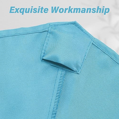 Miniatura 6 de Simple Deluxe Cubierta superior de repuesto para sombrilla de 9 pies con 8 varillas, toldo de 9 pies, toldo turquesa (el toldo de repuesto solo se