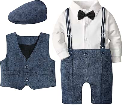 Amazon.co.jp: A&J DESIGN 男児用アウトフィットセット 紳士用