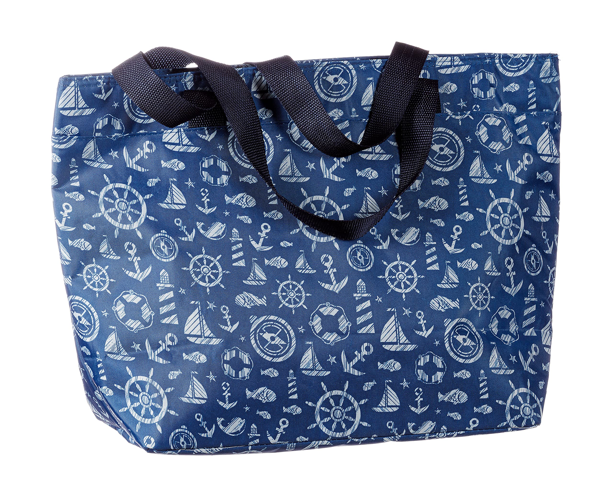 AD TRENDInsulated Shoulder Lunch Bag With Hand Carrying Strap And Top Zipper Closure. Reusable, Handy, Leak Proof, Durable Keeps Food Warm