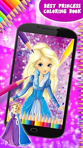 Livro de colorir para as princesas