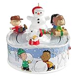 Hallmark Keepsake Christmas Ornament 2025, The Peanuts Gang Let's Go Sledding! Musical with Light and Motion, Gifts for Peanuts Fans