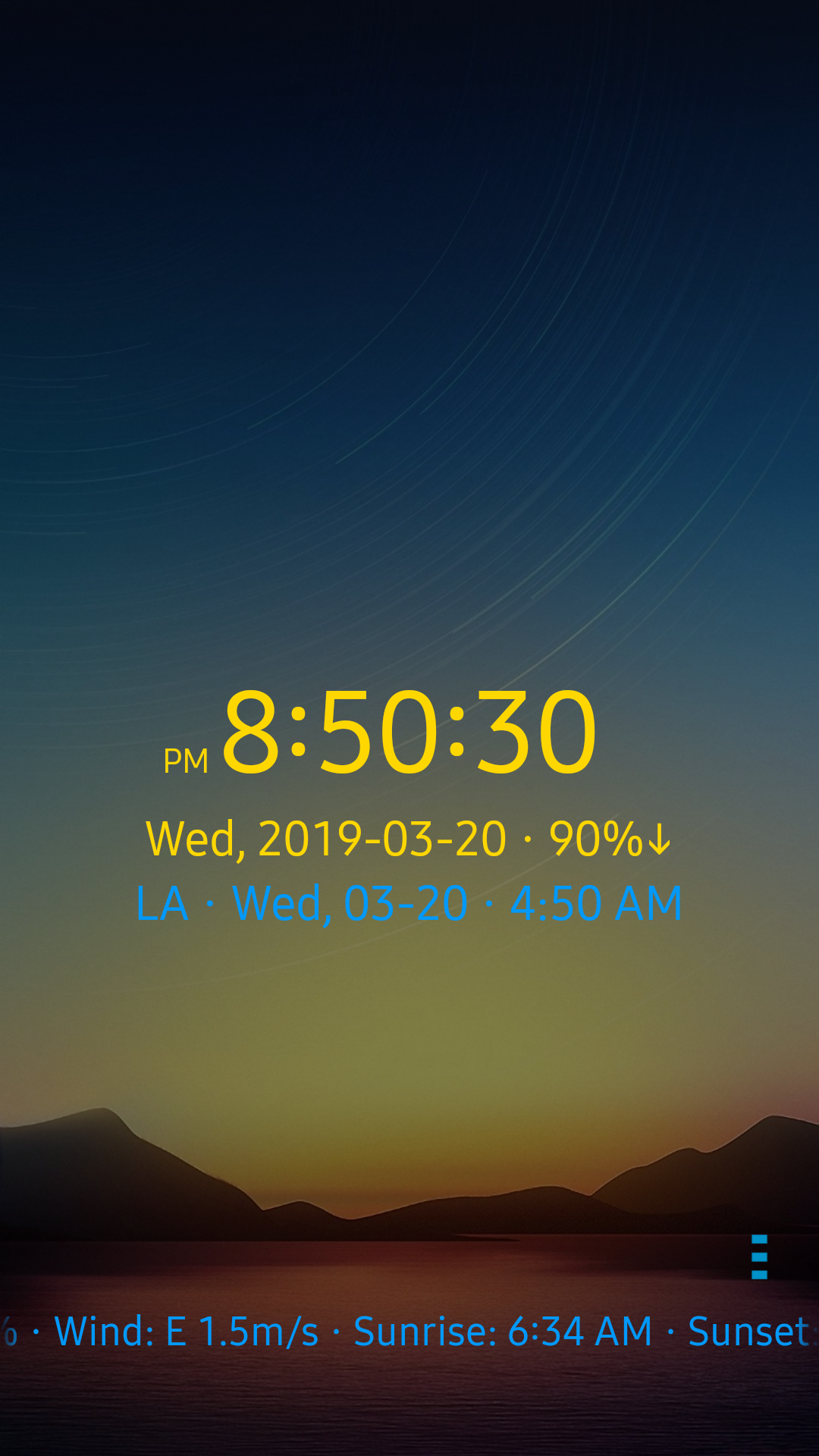 ClockView - Always On Clock-App im Amazon Appstore