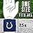 NFL Indianapolis Colts Franklin Sports Indianapolis Colts Embroidered Wristbandsnfl Embroidered Wristbands, Blue, One Size
