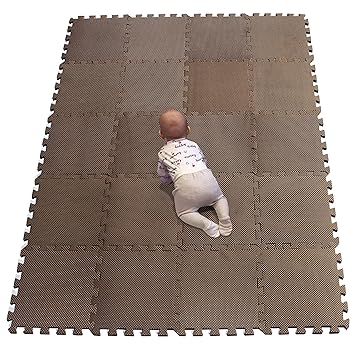 YIMINYUER 20 Pieces (30 cm x 30 cm x 1 cm Each Piece), Children's Mats for Puzzles, Babies Carpets, Puzzles and Games, Children Puzzle Mat Baby R06G301020