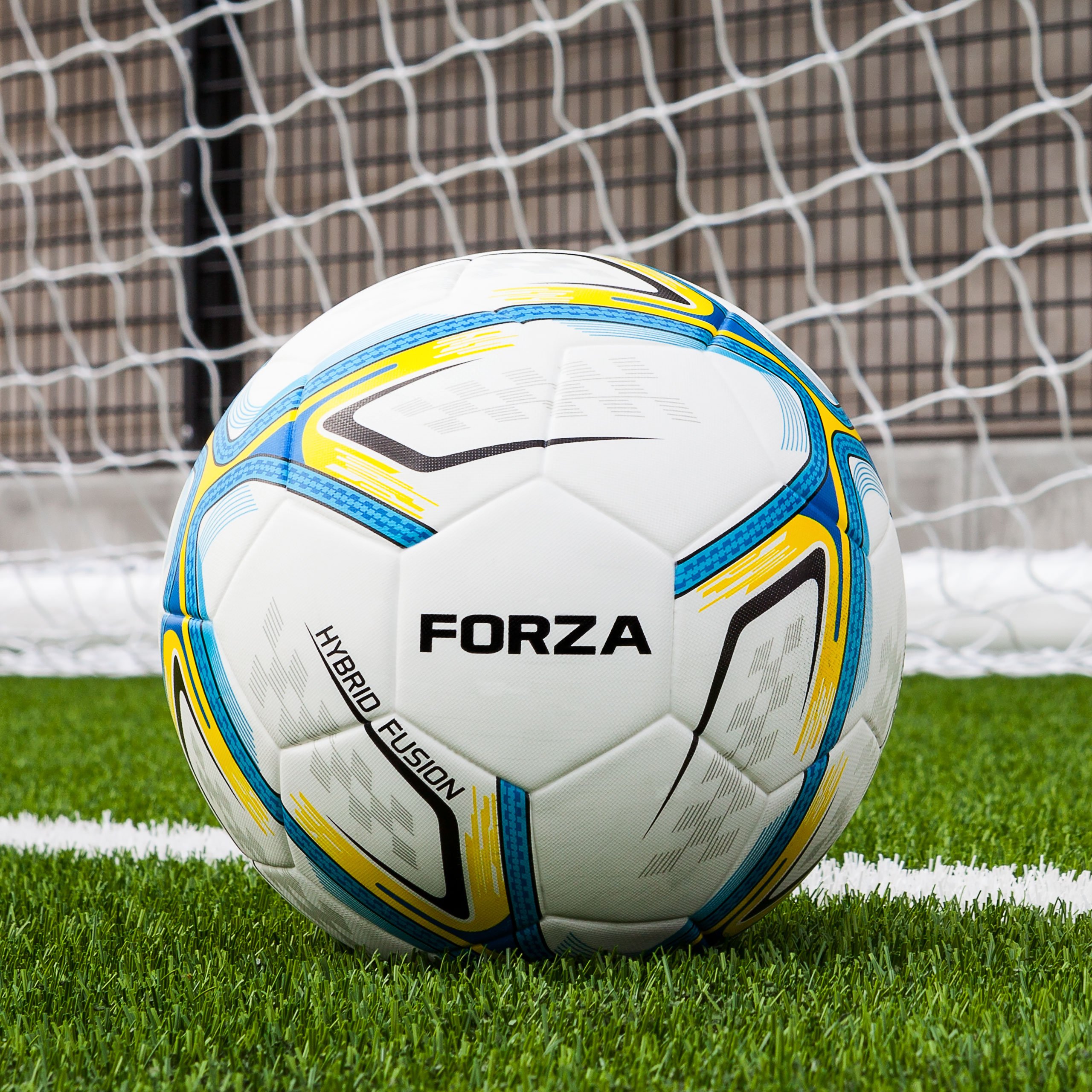 FORZA Pallone da Calcio Fusion [2018] - Perfetto per Allenamenti | qualità Premium e Composto da Materiali Resistenti | Ideale per Associazioni Sportive di Alto Livello [Net World Sports]