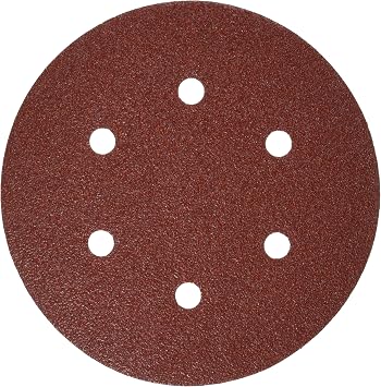 Bosch SR6R000 Assorted Grits 6 in. 6 Hole Hook-and-Loop Sanding Discs