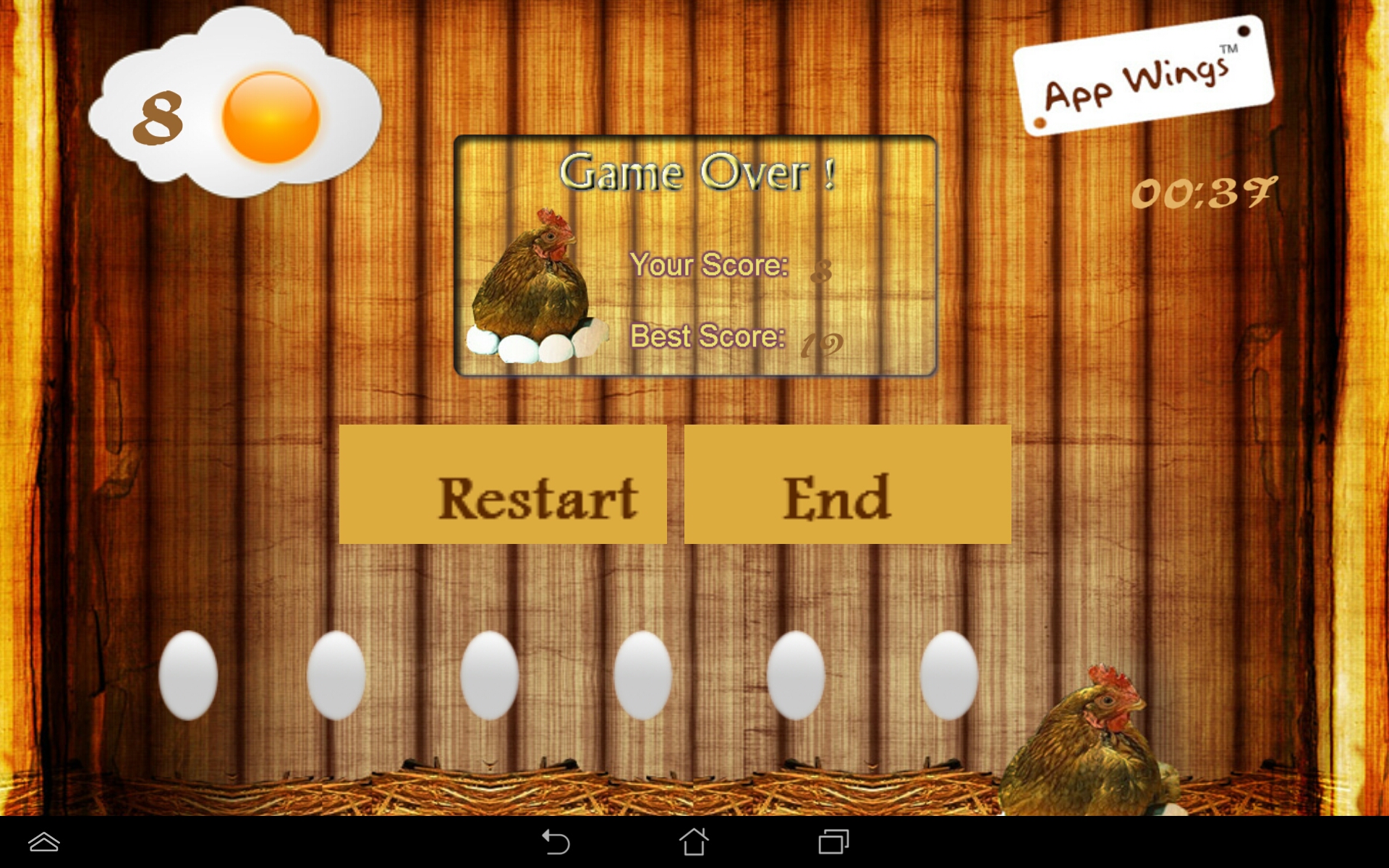 Egg Breaker Aplicativo na Amazon Appstore