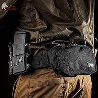 Vista 5 de WOLF TACTICAL Cinturón de Batalla Molle – Cinturón de Guerra Cinturones de Batalla Cinturón Táctico para Armas Cinturón de Servicio 2" Cinturón