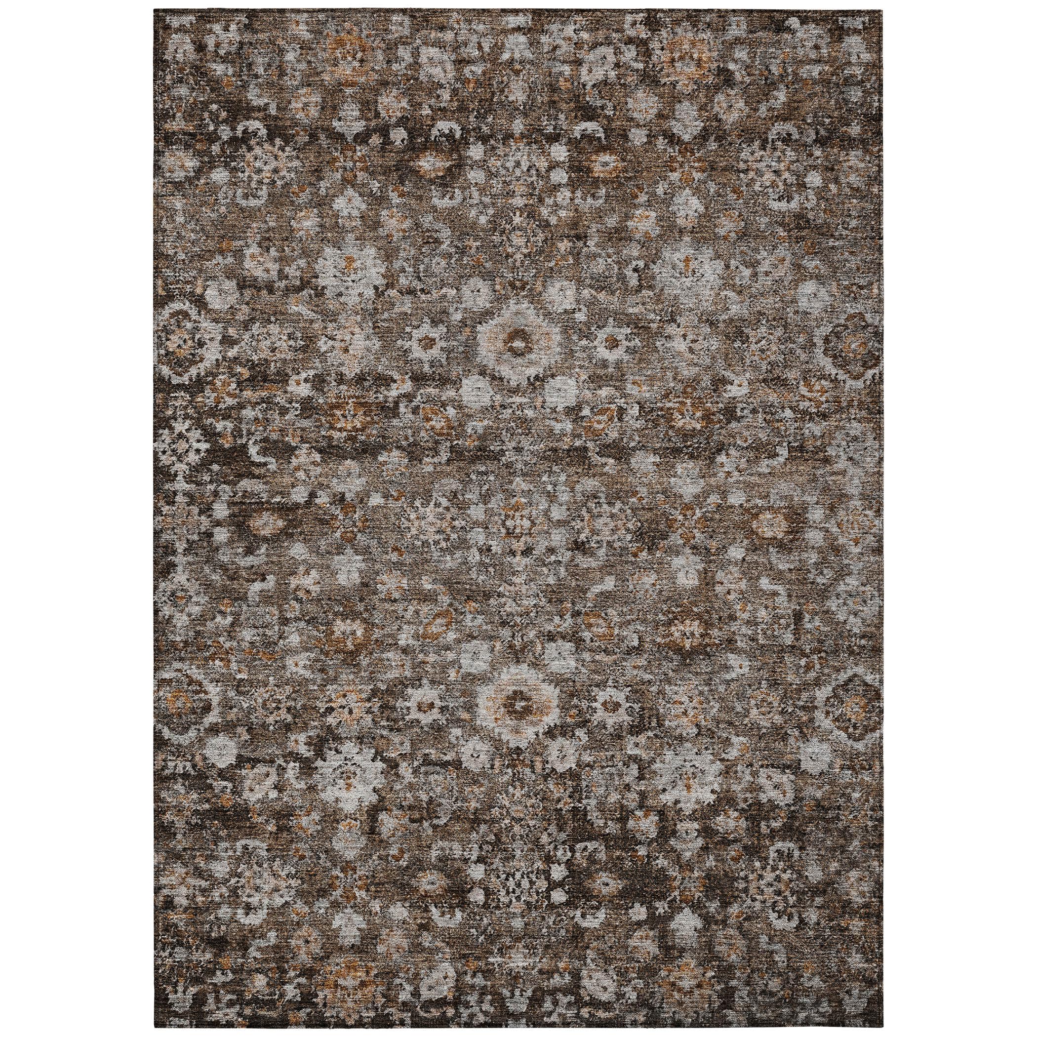 Addison Rugs Chantille ACN651 Fudge 2'6" x 3'10" Indoor Outdoor Area Rug, Easy Clean, Machine Washable, Non Shedding, Bedroom, Living Room, Dining