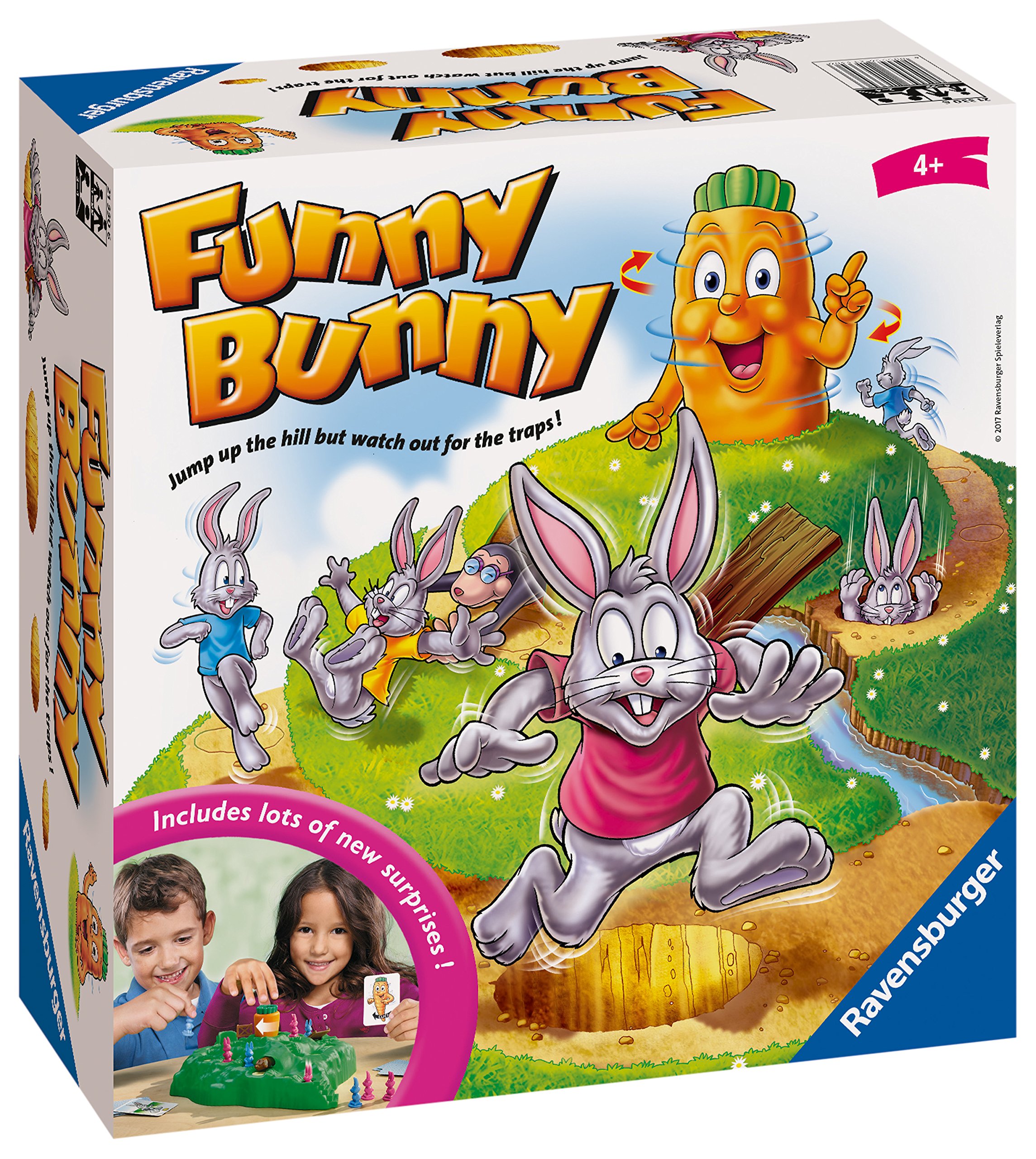 RavensburgerFunny Bunny Game For Kids Age 4 Years and Up - Quick and Fun Family Games