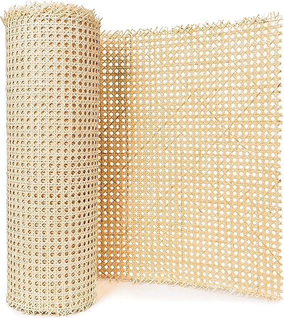 18" Width Rattan Cane bing Roll 7 Feet Hexagon Weave