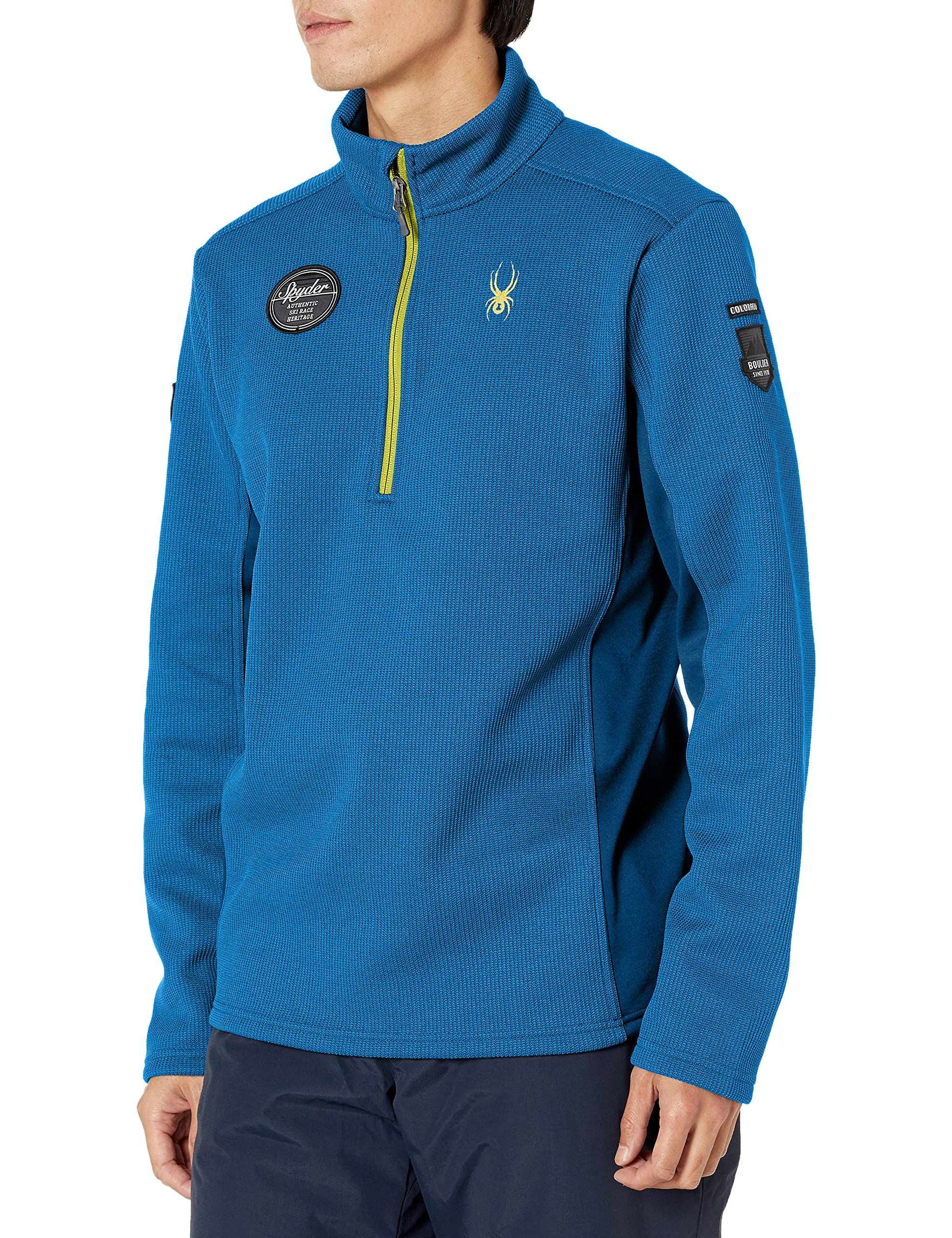 Spyder Mens Bandit Wengen Half Zip Fleece Jacket Desertcart INDIA