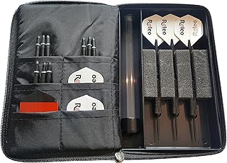 roleo Sparset Dart Darttasche + Dartpfeile 20g + Ersatzflys + Ersatzshafts