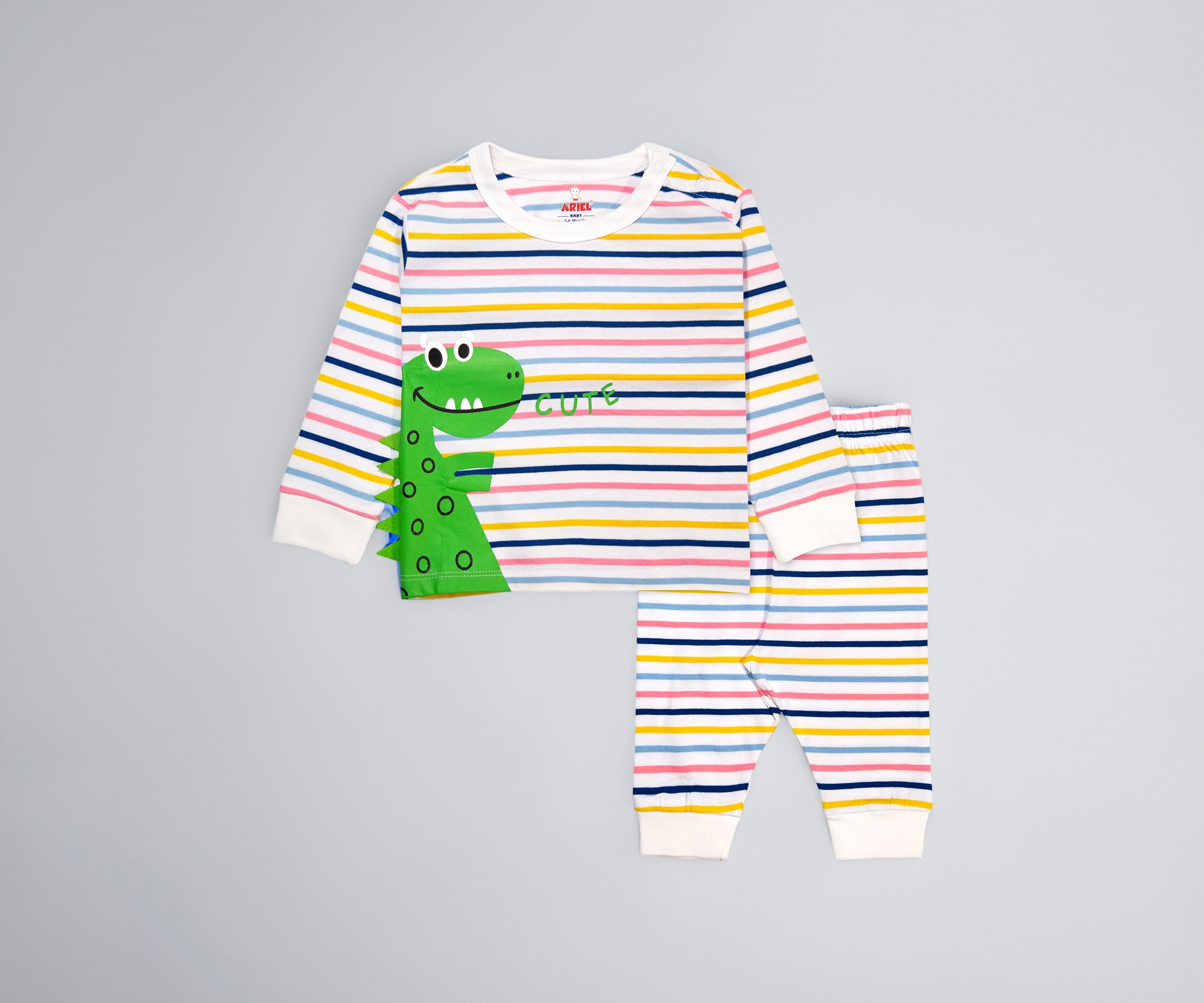 Cotton Fleece Clothing Sets for Boys & girls - Unisex Winter Clothing sets Full Sleeve T-shirt & Pant