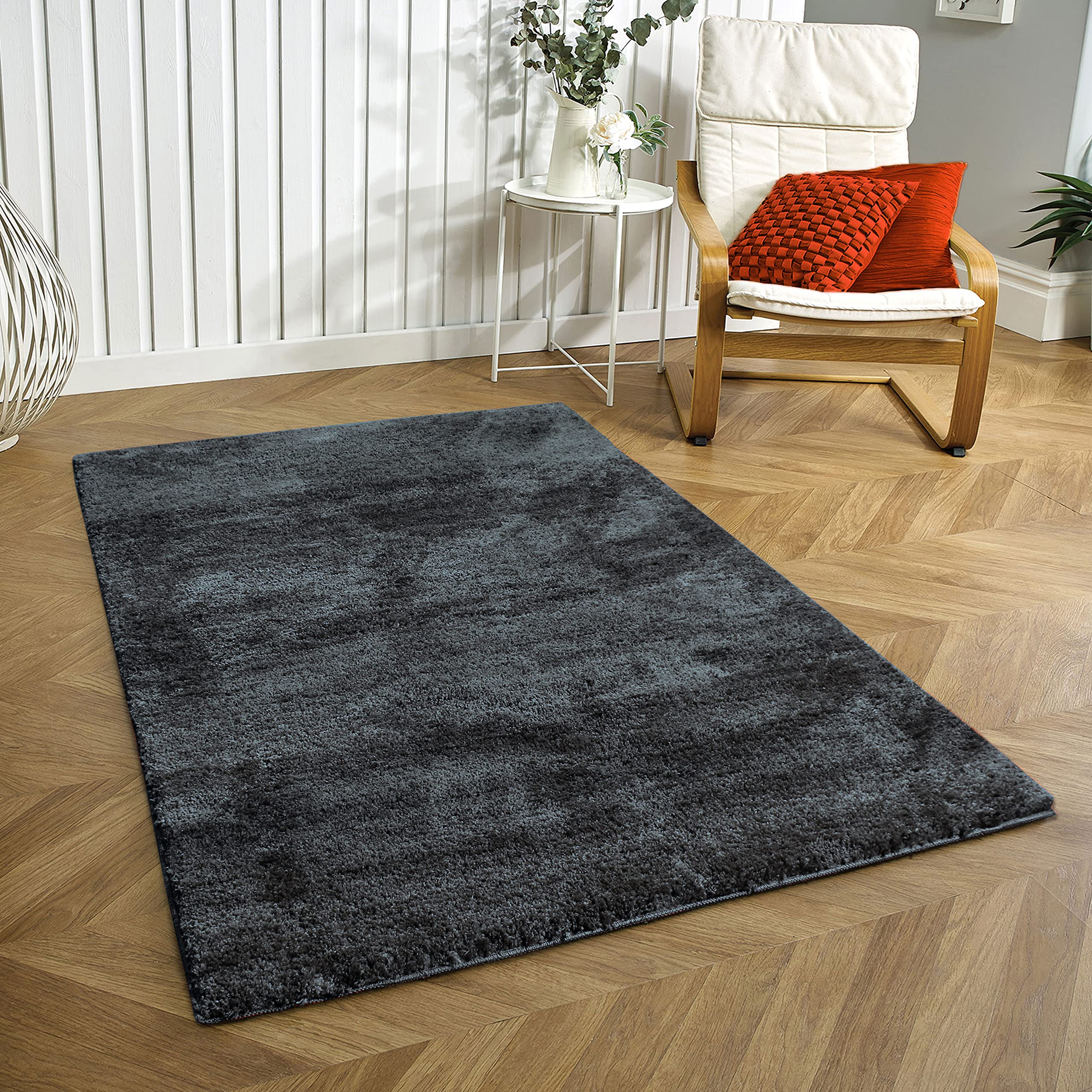 Luxe Home Microfiber Shaggy Carpet - 3x5 Feet -19