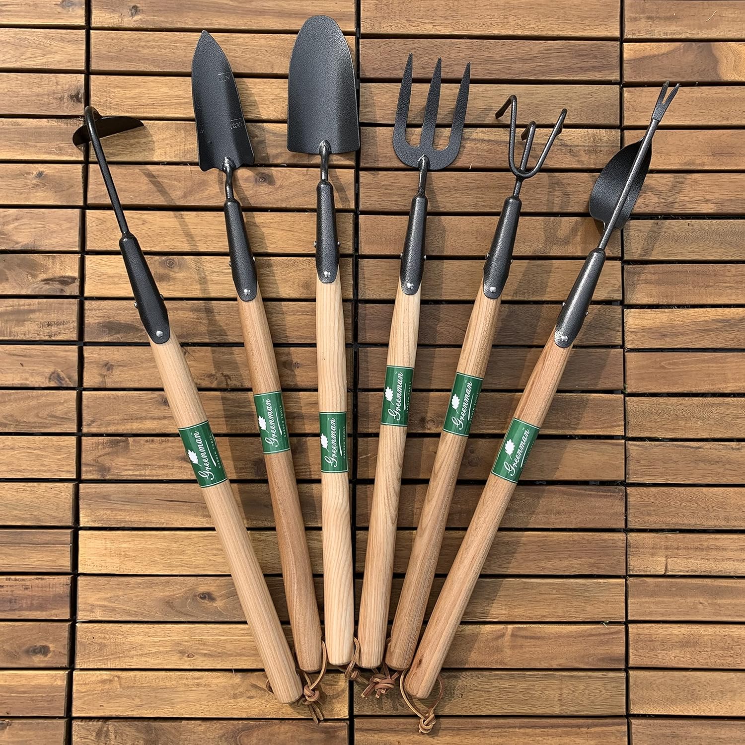 Greenman Gardening Long Handle Tool Set Ideal for Bad Backs and the