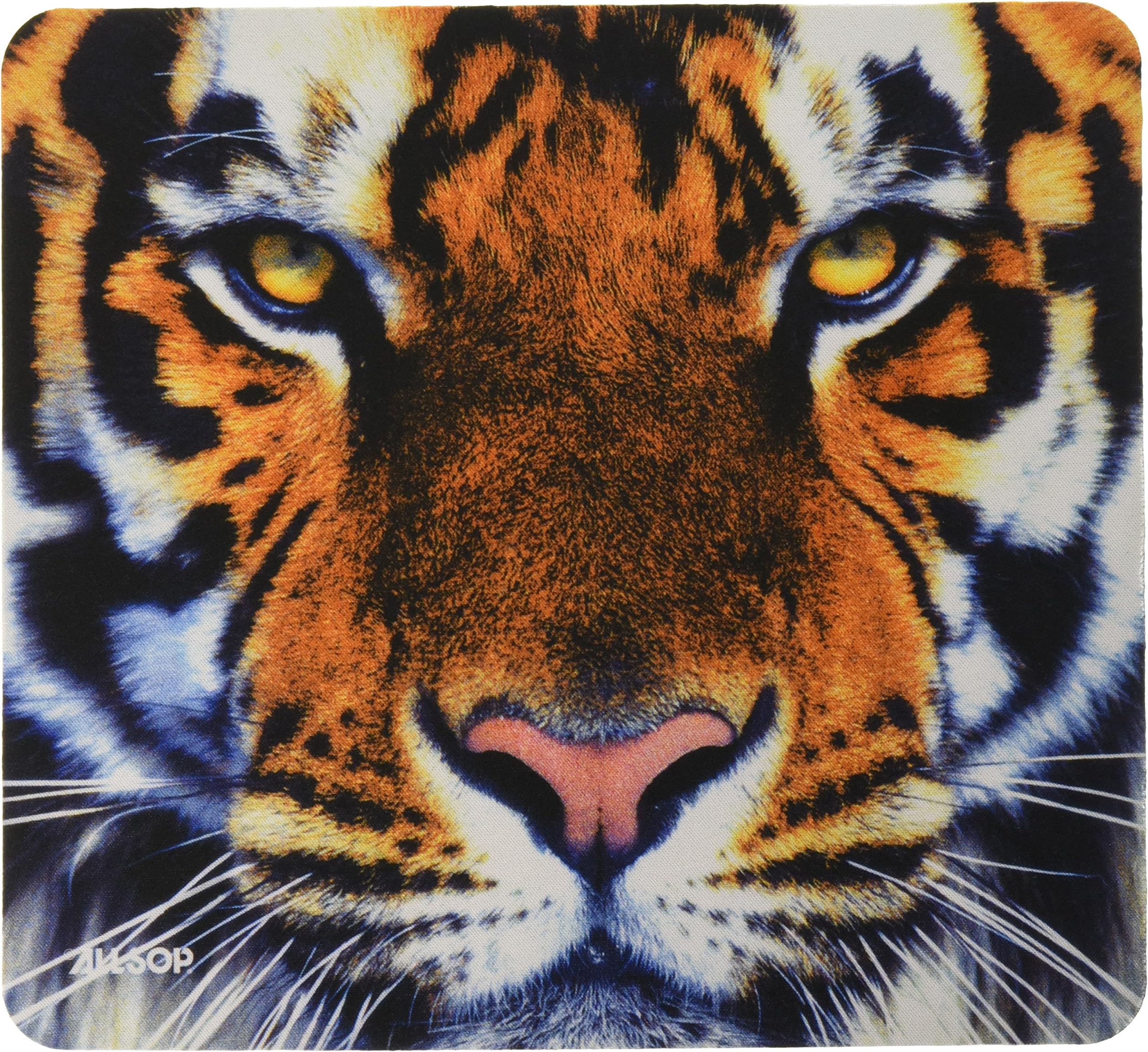 Allsop Nature's Smart Mouse Pad 60% Recycled Content, Tiger (30188), 9""*7.5"""