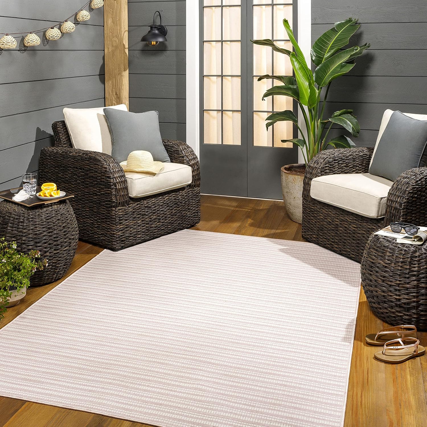 Amazon.com: Mark&Day Outdoor Rugs, 5x7 Acheri Modern Indoor/Outdoor ...