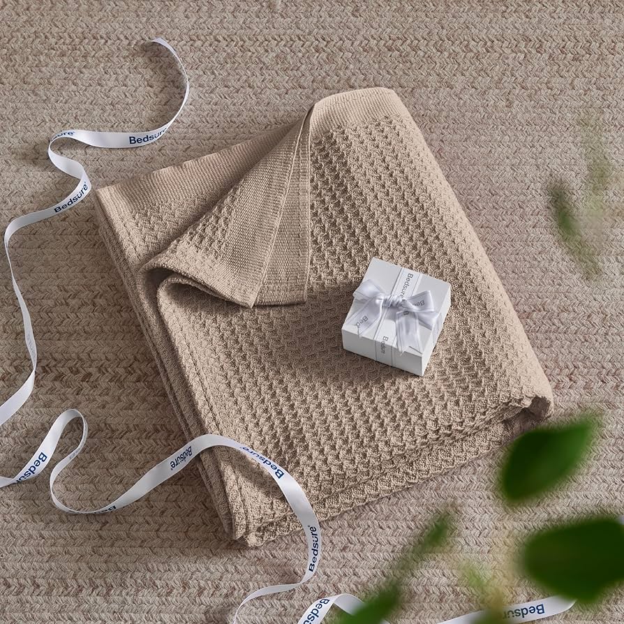 Amazon.com: Bedsure Gentlesoft 100% Cotton Blanket Twin XL