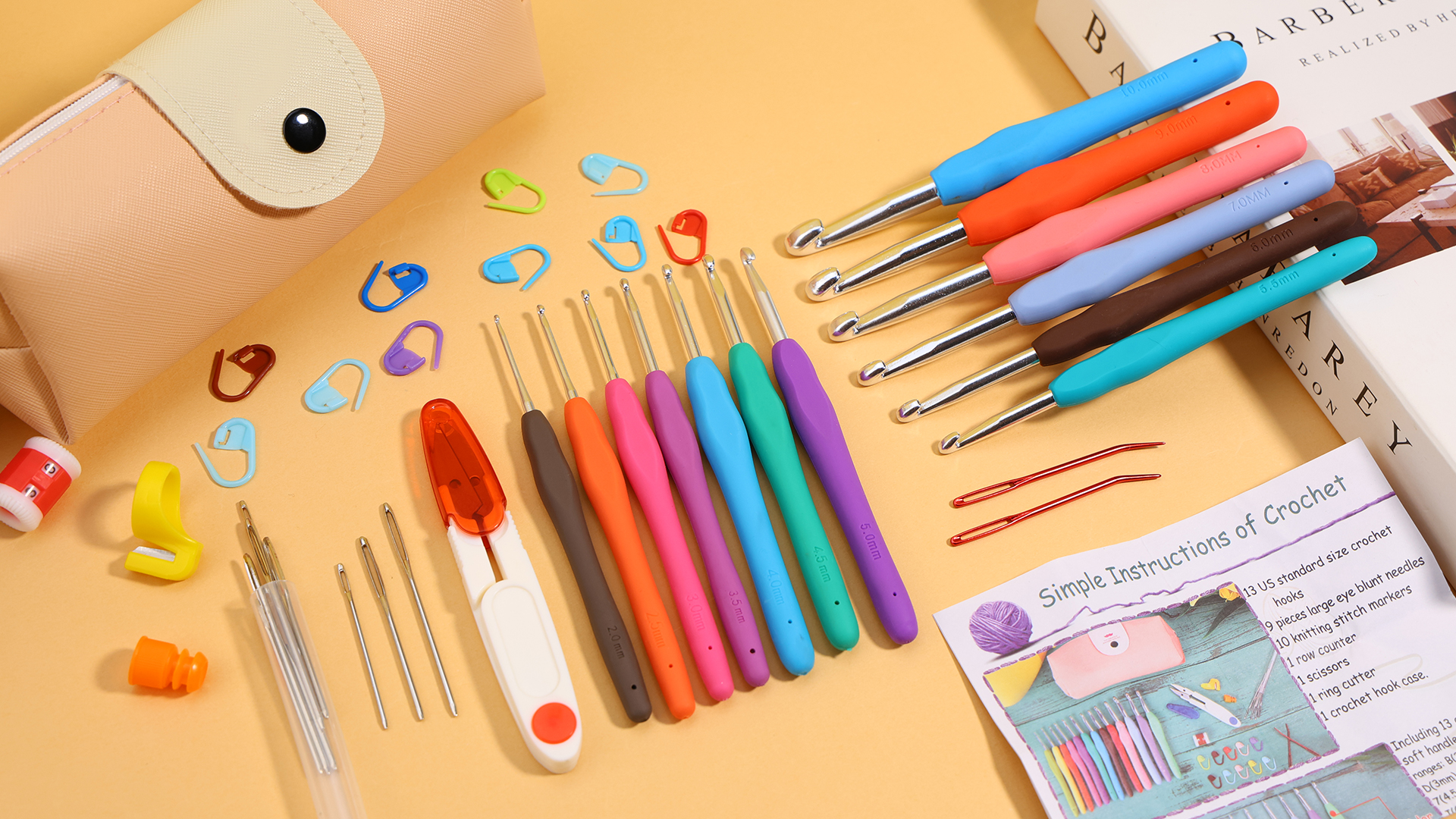 Ganchos De Ganchillo De Madera Para Manos Artríticas, 5, 5, 5, 6 Y 0.256  In, Juego De Para Tejer A Ganchillo, Mango Ergonómico De Agarre Suave,  Regalos De Ganchos Para Ganchillo, image size:1920x1080
