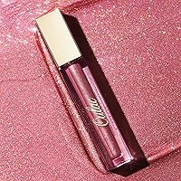 Vista 8 de Oulac Brillo labial líquido brillante con purpurina de alto brillo para mujeres, brillo de labios líquido brillante, no pegajoso, brillo de labios