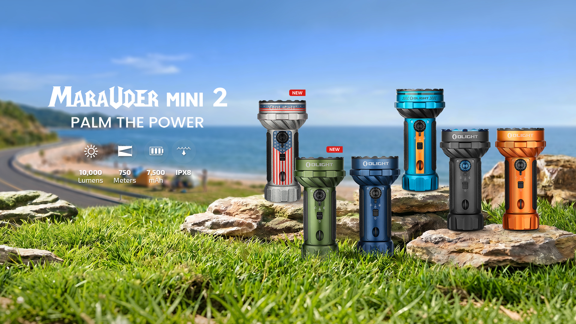OLIGHT Marauder Mini 2 Bright Flashlight 10,000 Lumen with 750