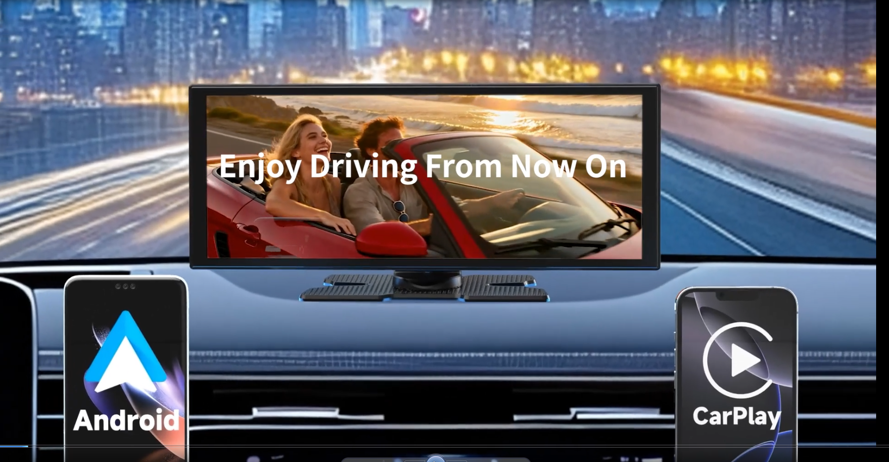 Largest 11.5 inch Wireless CarPlay Screen for Car, A-pple CarPlay