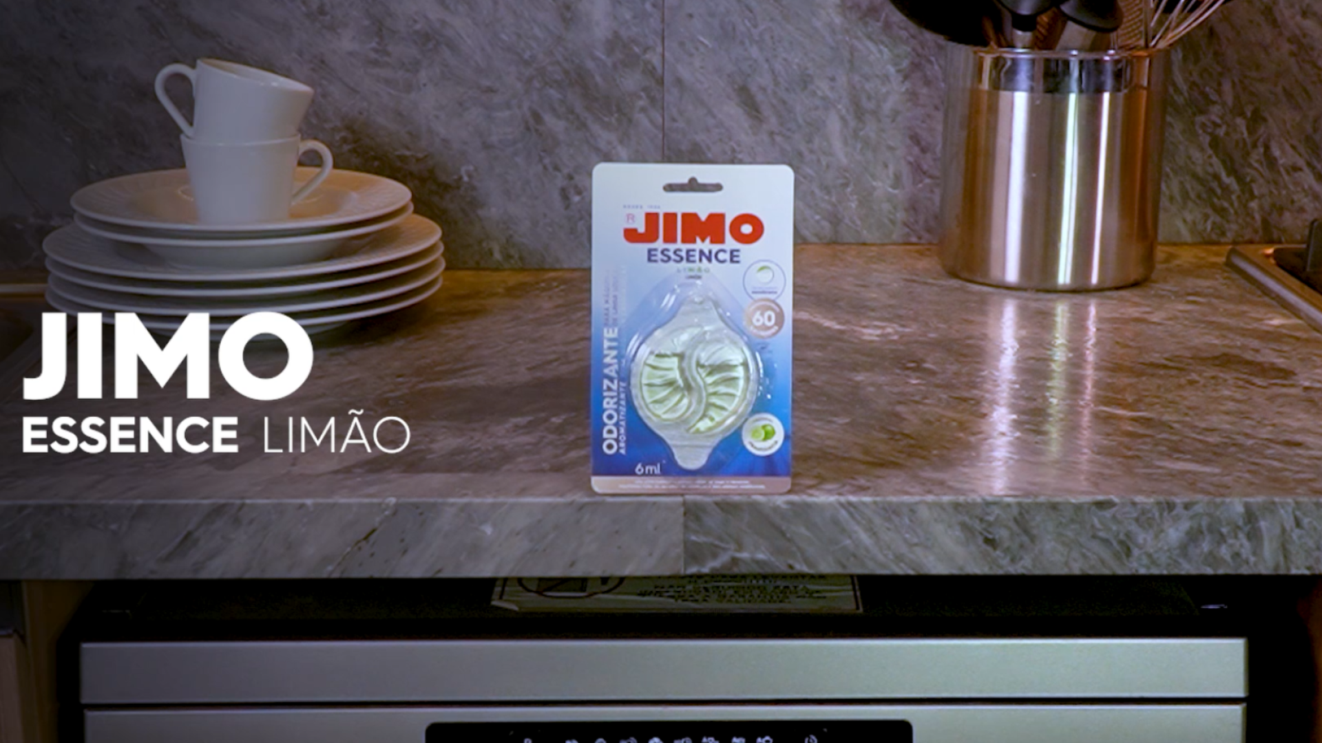 Jimo Essence Elimina Odores e Mal Cheiro Máquina Lava Louça 60