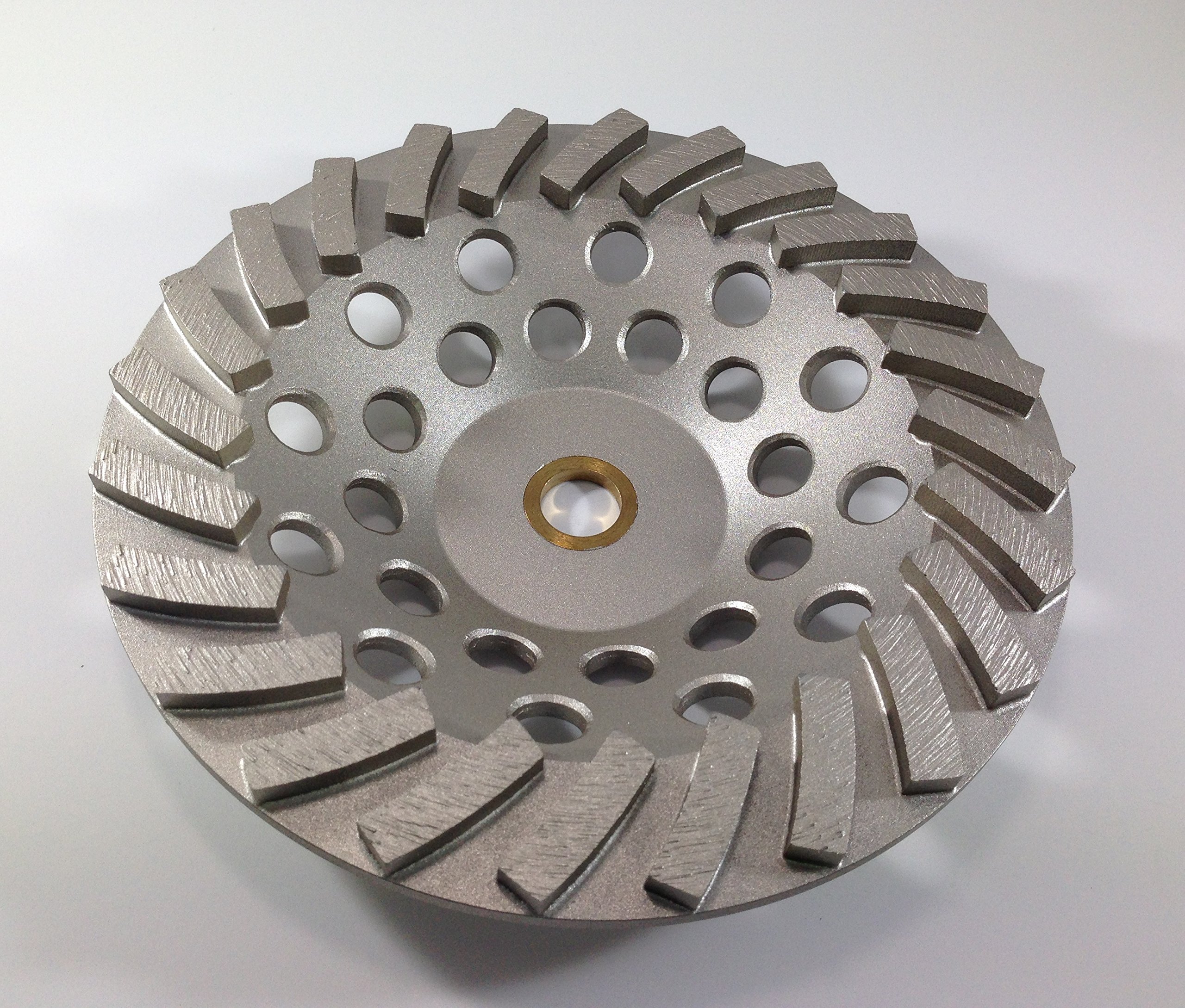 7" Concrete Grinding Cup Wheel 24 Segments - Non Threaded - 7/8-5/8