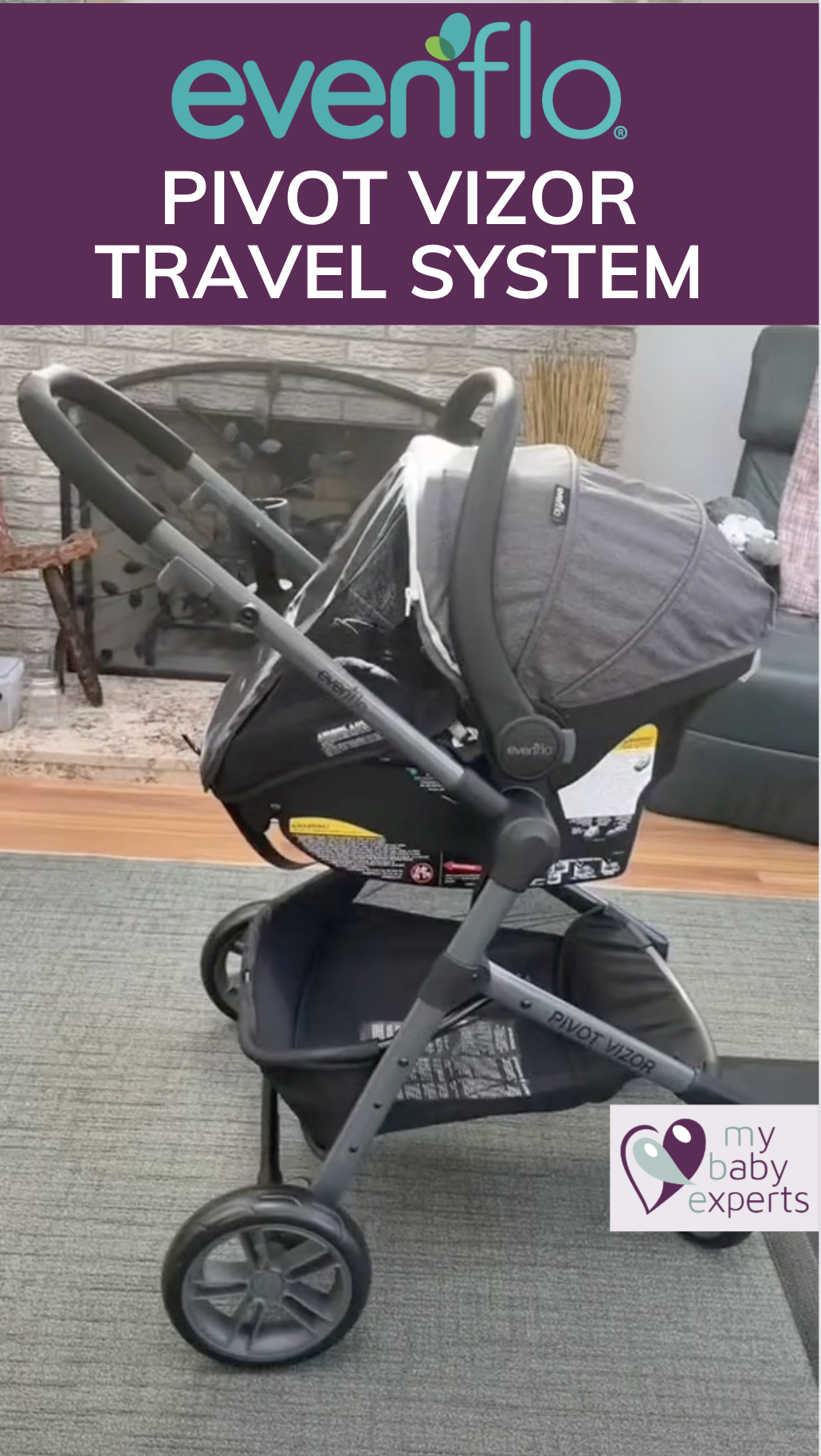 Watch Unboxing the Evenflo Pivot Vizor Travel System! on Amazon Live