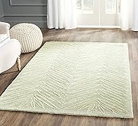 Vista 10 de Martha Stewart x SAFAVIEH - Colección de alfombras de área, alfombra de 2 pies 3 pulgadas x 10 pies, gamuza beige, lana y viscosa hecha a mano