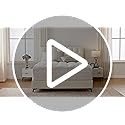 downluxe 4 Inch Full Size Memory Foam Mattress Topper Pro Dual Layer 2 Inch Cooling Gel Egg Crate Memory Foam Plus 2 Inch Pillow Top Medium Firm with Deep Pocket