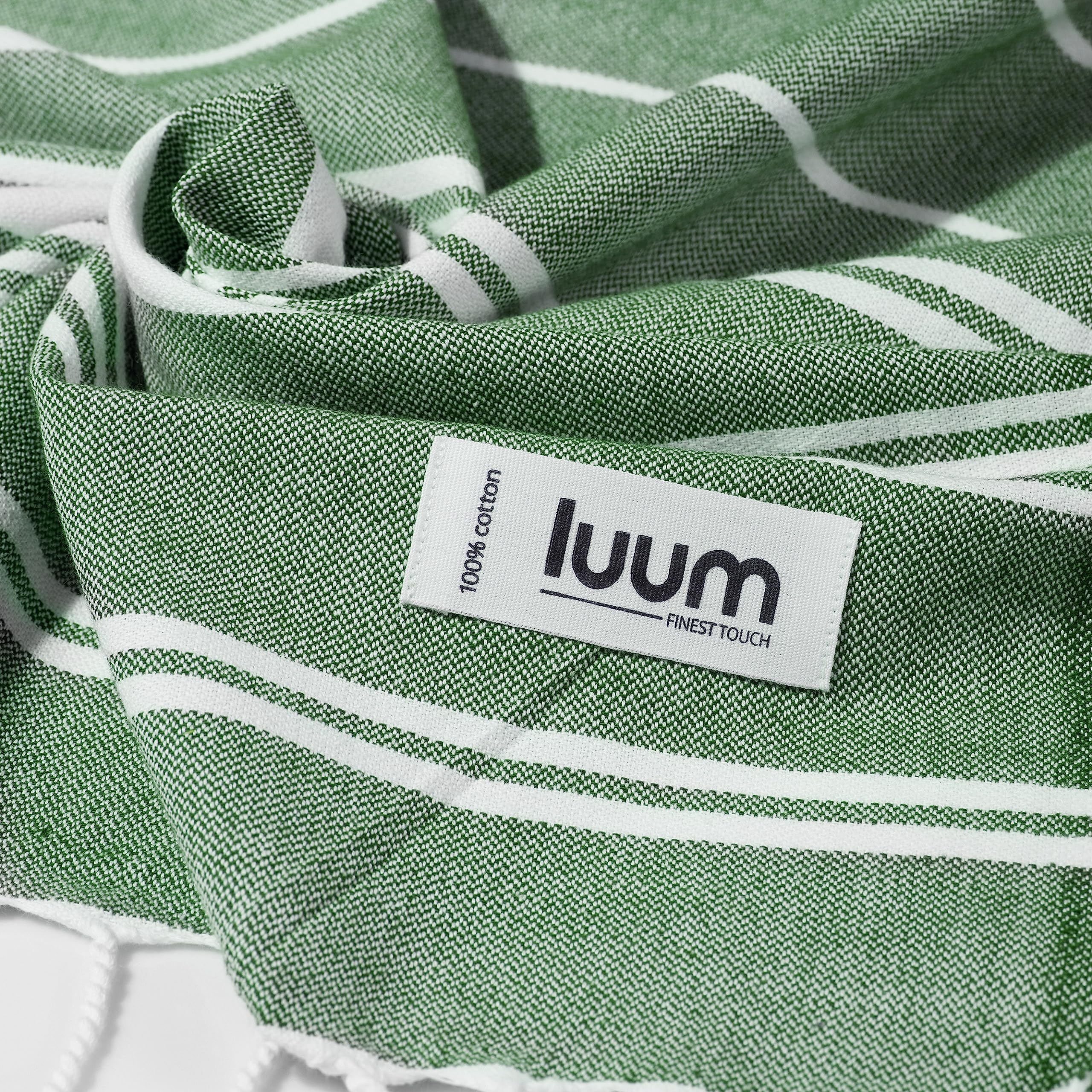Luum Asciugamano per hammam, asciugamano da sauna, asciugamano da spiaggia, asciugamano da viaggio, asciugamano da campeggio, set da 2 pezzi, da uomo e da donna, blu cielo e verde scuro (meglio di un