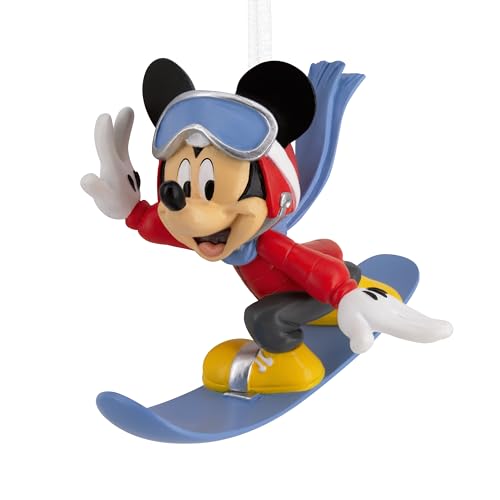 Hallmark Ornamento di Topolino con snowboard, decorazione per albero Disney, ornamento da appendere Disney, ornamento natalizio da appendere, regali per Natale Hallmark Ornamento di Topolino con snowboard, decorazione per albero Disney, ornamento da appendere Disney, ornamento natalizio da appendere, regali per Natale