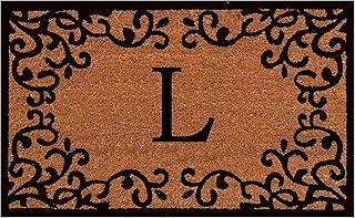 Calloway Mills 180022436L Chateaux Monogram Doormat, 24