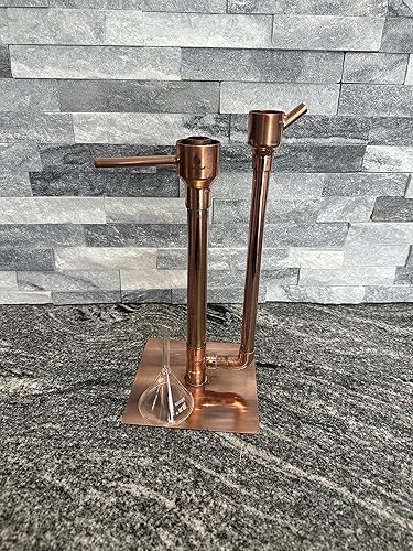 Miniatura 1 de Loro a prueba de cobre para destilar, elaborar cerveza, luz de la luna, tequila 100% sin plomo para uso con hidrómetro a prueba de alcómetro, pulido