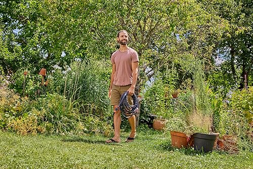 Miniatura 9 de Gardena Liano Life - Manguera textil de 12 pulgada, 49.2 ft manguera de jardín textil altamente flexible, con tubo interior de PVC, sin torceduras,