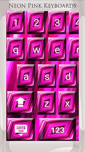 Teclados Neon Pink