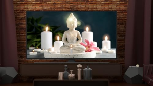 Flame: Zen Shrine-Buddha Shrine Fireplace for ease – vue 5
