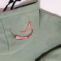 Vista 5 de Moks443(p) Chili Patch - Embroidery Patch - hot seasoning patch - Sew on patch