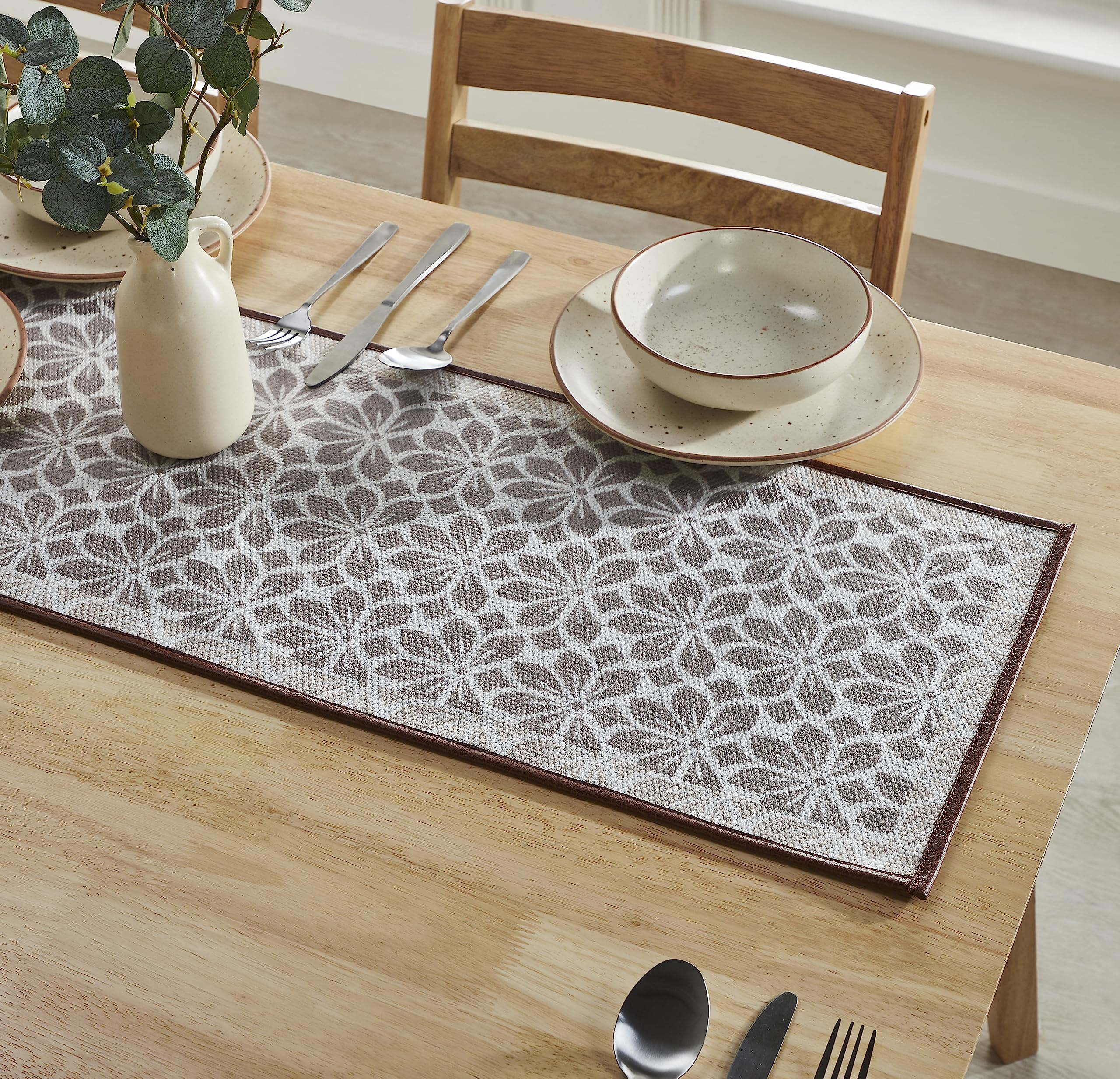 Mona B Printed Home Decor Runner 13x60 Bed-Side | Table | Center Table | Office Table Dining Table/Shelves, Multicolor