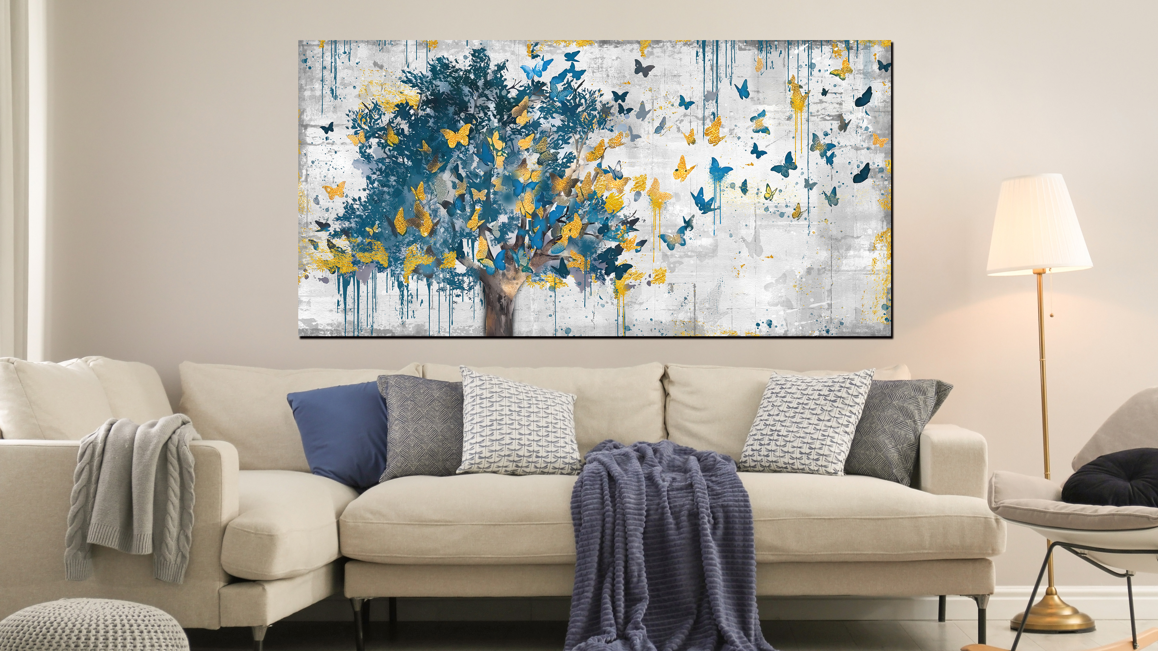 絵画 flk041185 黄金の富士山 R5－17】油絵+純金24k金箔 SM号 真筆画1点