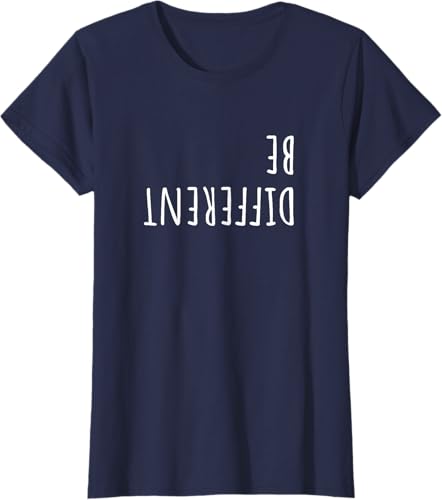 Miniatura 10 de Camiseta para mujer Ser Diferentes Divertidas Sarcastic Backwards Slogan Adolescentes Girls