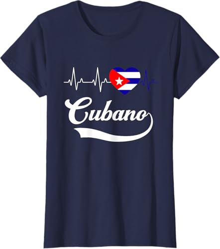 Miniatura 35 de Cubanito Baseball Flag Heart Souvenir Cubano Cuba Men Boy T-Shirt Black,Navy Blue,Dark Green,Dark Heather Grey,Heather Blue,Sapphire Blue,Royal