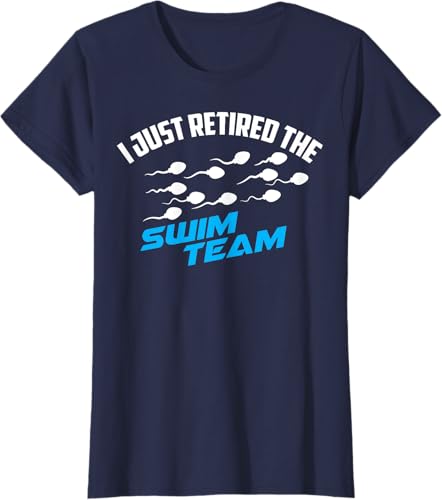 Miniatura 8 de Lindo Vasectomía I Just Retired The Swim Team Shirt Divertido regalo