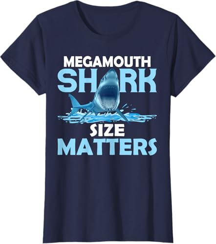 Miniatura 15 de Mega Shark Size Matter Fun Shark Puns T-Shirt Black,Navy Blue,Asphalt Grey,Brown,Olive Green,Dark Heather Grey,Heather Grey,Heather