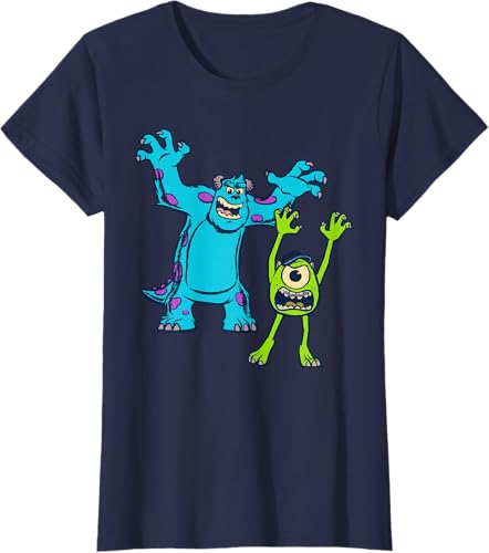 Miniatura 75 de Disney Pixar Monsters University Sulley and Mike T-Shirt Black,Navy Blue,Asphalt Grey,White,Baby Blue,Red,Kelly Green,Olive Green,Lemon
